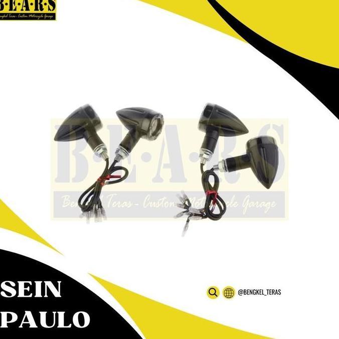 Lampu Sein Bisa Sekaligus Lampu Rem Motor Custom Scrambler Universal
