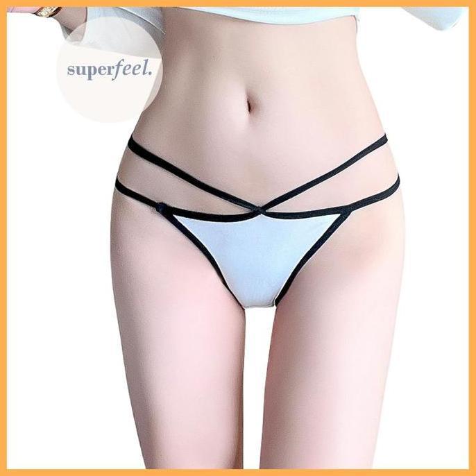 Murah SFL THONG CD CUTE COTTON CELANA DALAM WANITA SEKSI LUCU MODEL NYILANG TALI SILANG CD KOLOR 361