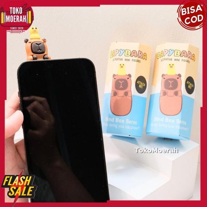 New- MISTERI BOX HIPPERS CAPYBARA LUCU UNIK MYSTERY BOX TEMPELAN HANDPHONE CAPYBARA IMUT BLIND BOX H