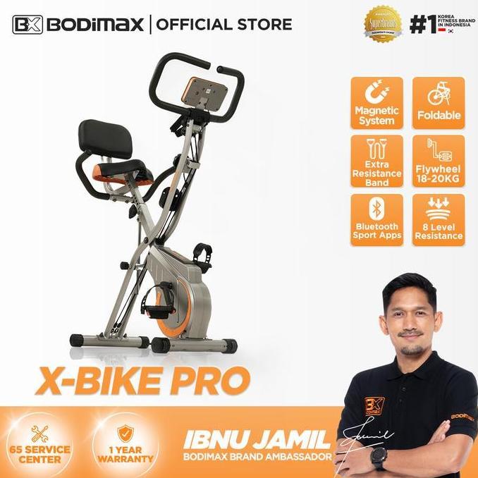 Promo BODIMAX X-BIKE Pro Sepeda Statis /Alat Fitness/Sepeda Statis/Magnetic X-Bike Diskon