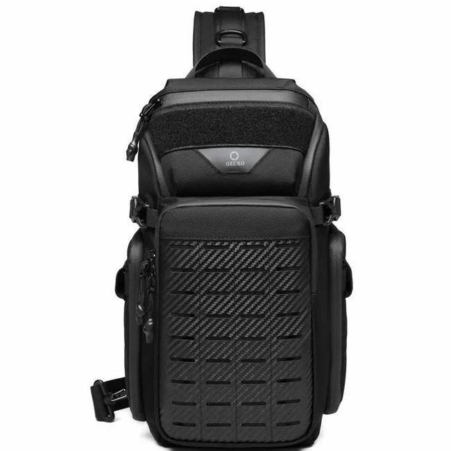 Ozuko Sling Bag 9680 Tas Selempang Multifungsi Pria Sling Cowok