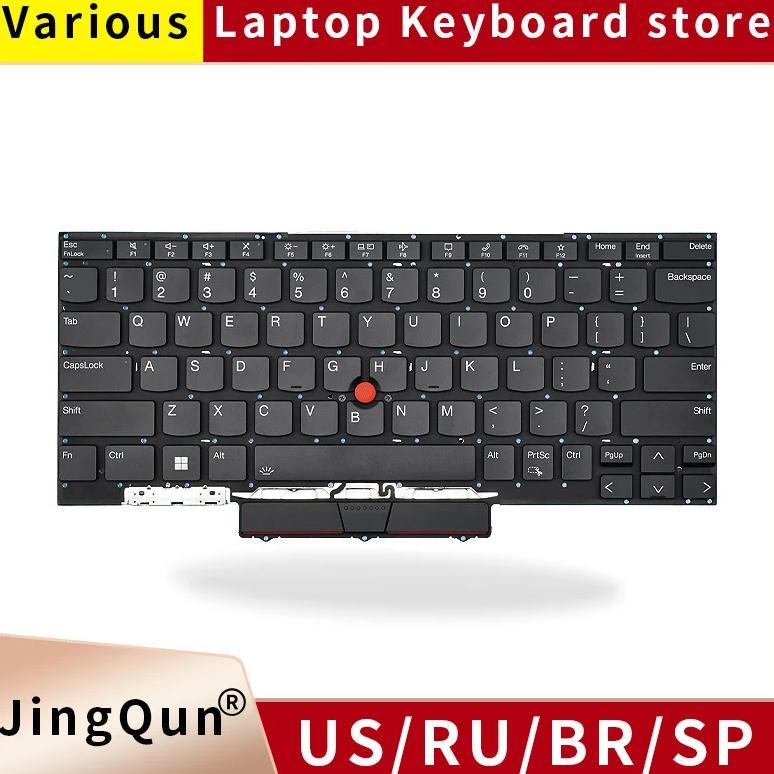 Replacement US/RU Russian Laptop Keyboard For Lenovo ThinkPad Lenovo X1 nano gen1 X1 nano gen2 With 
