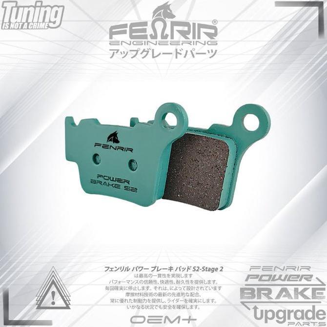 Kampas Rem Belakang Husqvarna Fc/Fe 250-501 - Tc/Te 65-511. Ktm Sx/Xc-F-W 125-525 - Fenrir