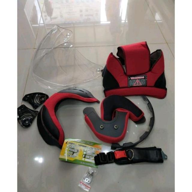 Busa Helm Kyt Dj Maru Fullset Tali Helm Kaca Helm Kyt Dj Maru