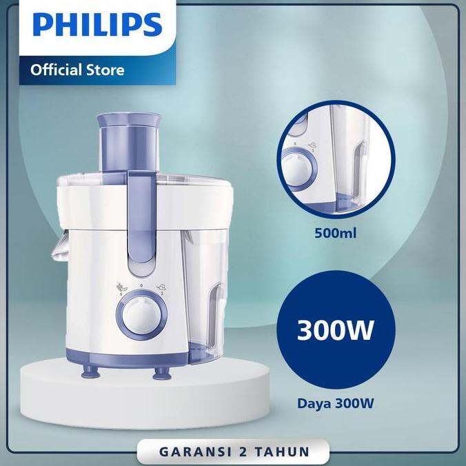 Philips Daily Collection Juicer HR1811/71 - Putih Juicer Philips Blender Juicer Philips Juicer