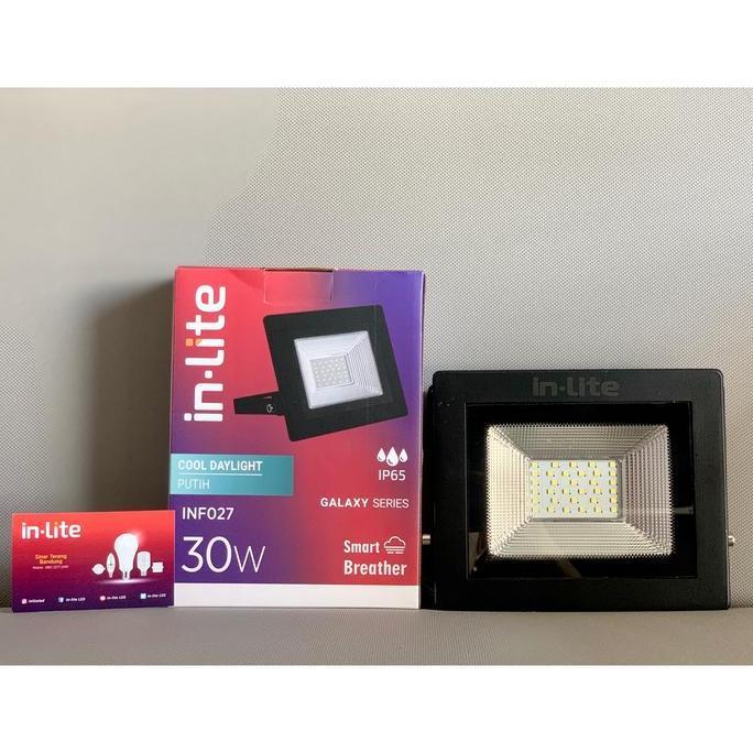 LAMPU SOROT FLOODLIGHT LED INLITE 30W 30 WATT - INF027