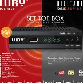 LUBY DVB T2-02 Set Top Box TV  Digital Receiver STB Bisa Youtube indihome