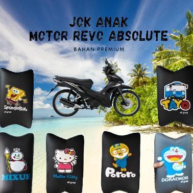 TERBARU Jok Boncengan Anak Kulit Rangka Kayu Untuk Motor Revo Absolute