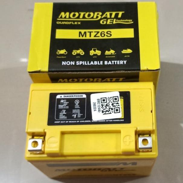 AKI ACCU VARIO KLX SATRIA FU MOTOBATT AKI MOTOBATT MTZ6S NMAX KLX