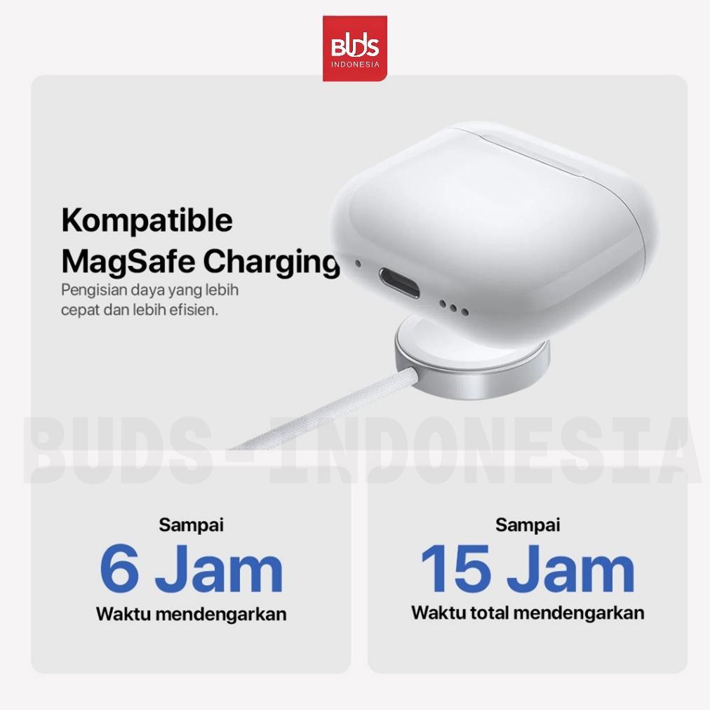 HOT BUDS TWS Pods Gen4 Earphone Bluetooth Headset Bluetooth Wireless Earbuds Super Bass dengan Audio