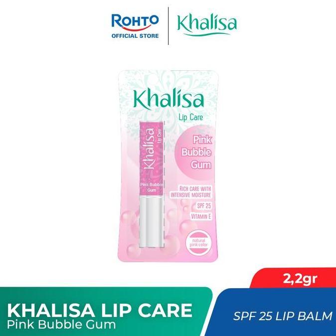 New- Khalisa Lip Balm Pink Bubble Gum