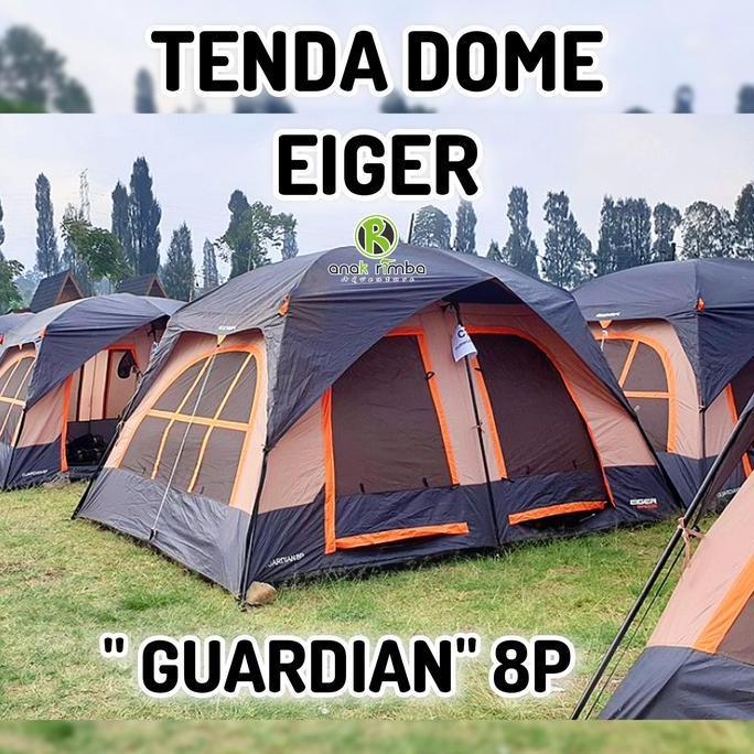Terlaris Tenda Eiger Guardian 8P Tenda Big Dome Kapasitas 8 Orang