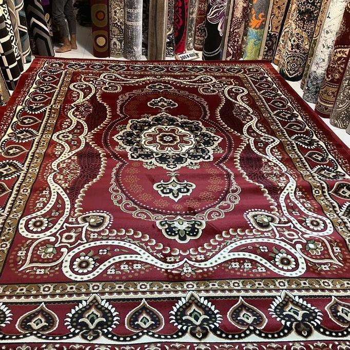 Terlaris Shiraz 300Cm X 400Cm Karpet Permadani Jumbo Motif Turki Klasik Tebal & Lembut - Dekorasi
