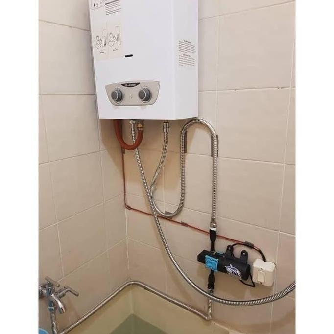 New- Paket Pompa Pendorong air Shower / water heater Versi Drat