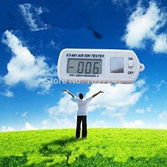 NUWAX Air Ion Tester - Ukur kadar ion POSITIF & NEGATIF di udara ( + dan -)