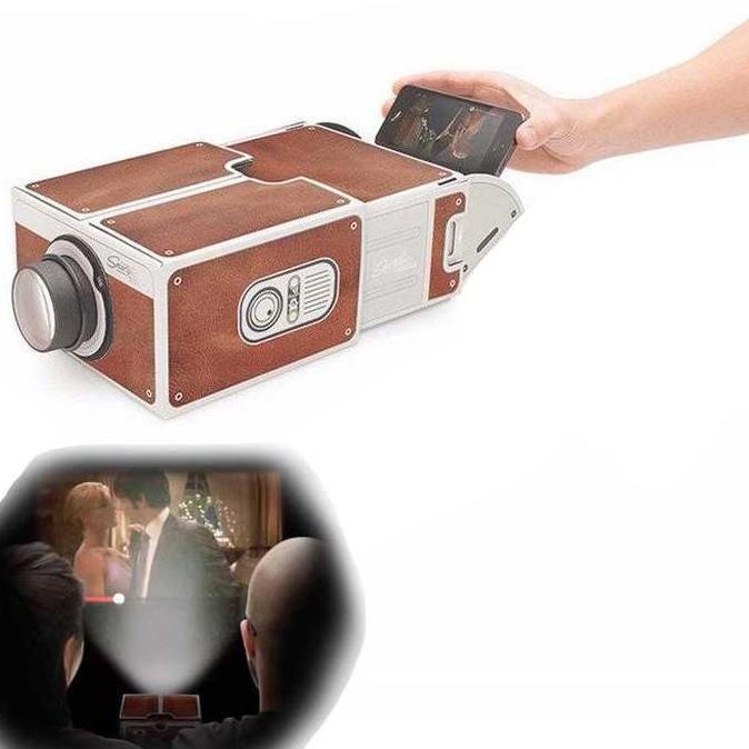 WODRUFT proyektor smartphone - Portable Cardboard Smartphone Projector 2.0