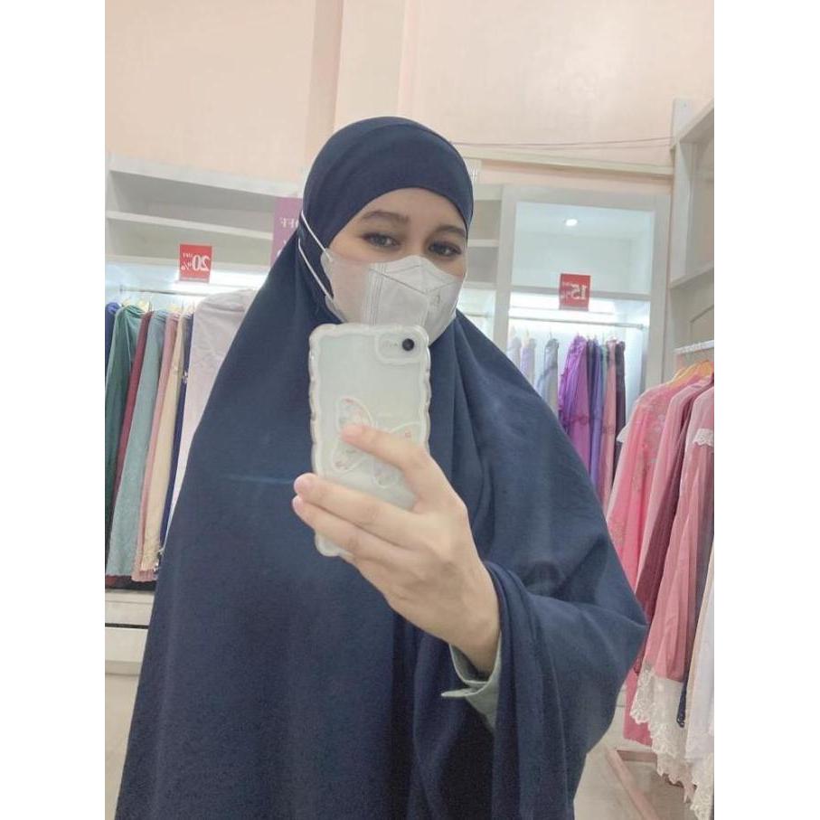 New- "NEW ARRIVAL" NIES OUTFIT - SYAHIRA BUTTON MASK Khimar dengan Kancing