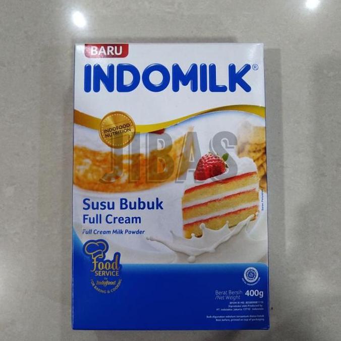 New- Susu Bubuk Full Cream Indomilk 400gr