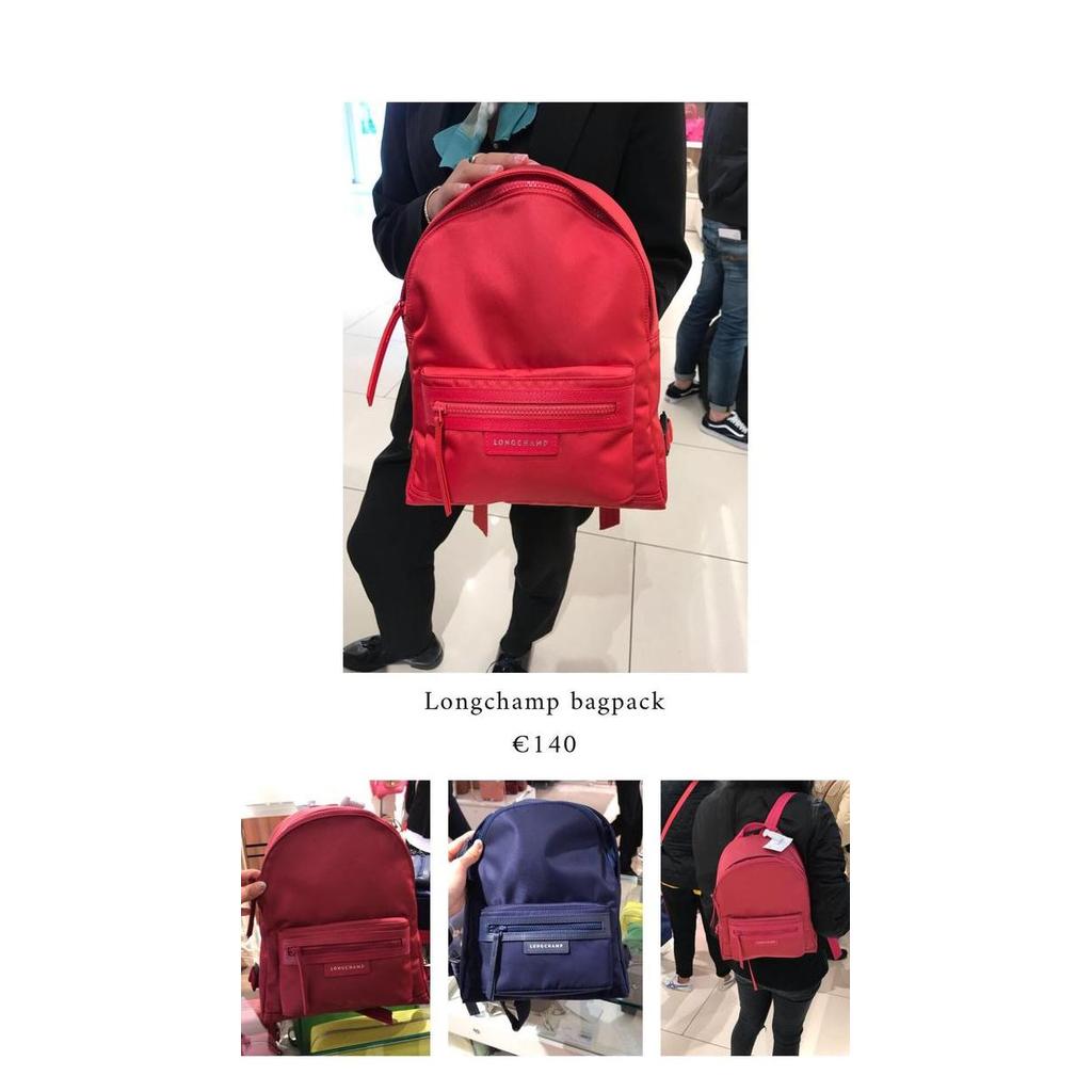 Longchamp backpack authentic eropa