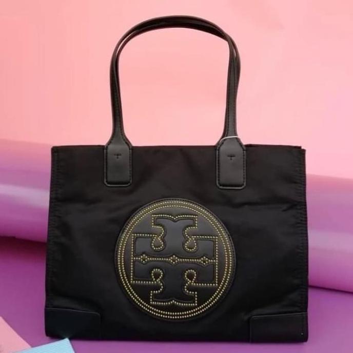 Tory Burch Ella Stud Tote / Tas Premium / Tas Wanita