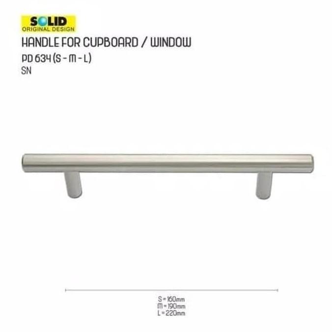 Tarikan Laci Solid Us32D Pd 634 L / Tarikan Lemari / Tarikan Jendela