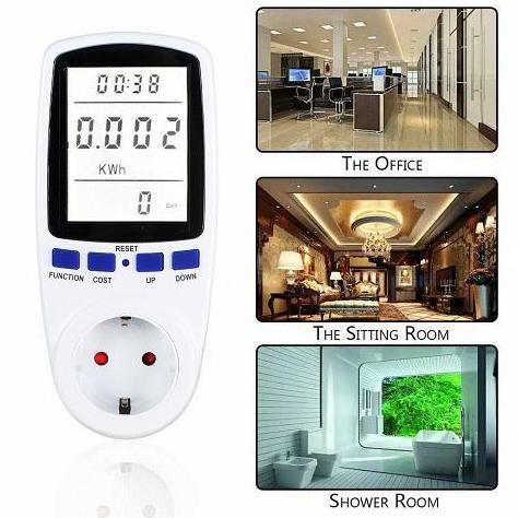 KWH POWER METER DIGITAL WATT METER AC DIGITAL VOLT METER VOLTMETER KWH  ALAT UKUR KONSUMSI TAGIHAN B