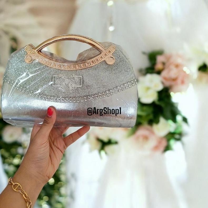 CUCI GUDANG` PROMO [[BISA COD]] Tas pesta Arumi + tali panjang / Muat HP