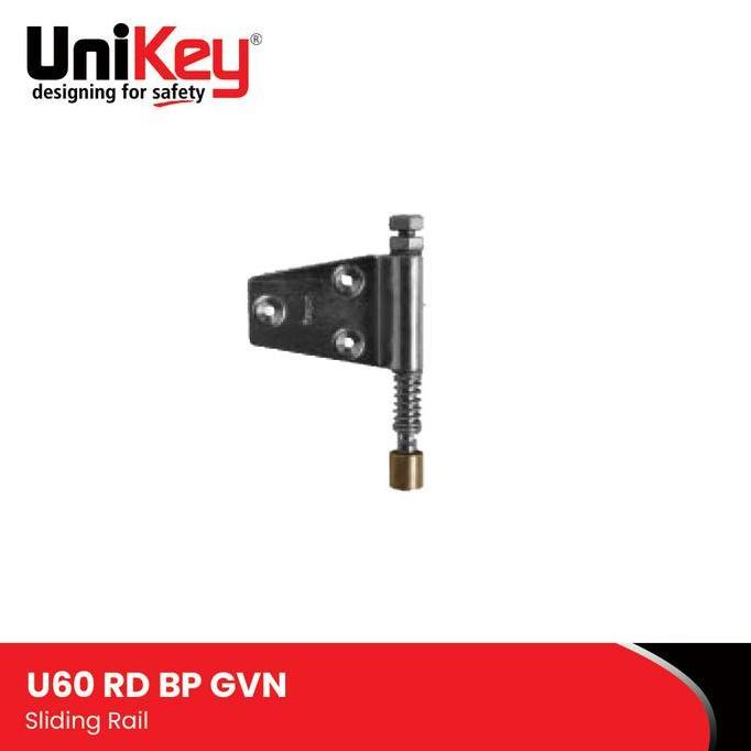 UniKey Sliding Rail System Roda Bawah Pinggir U80, U60 RD-BP GVN