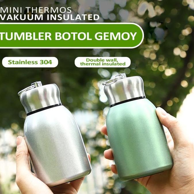 Bestsell- Tumbler Handle Mini Thermos Vakuum Insulated Hot And Cold 300 Ml  Tahan Panas Dingin Botol