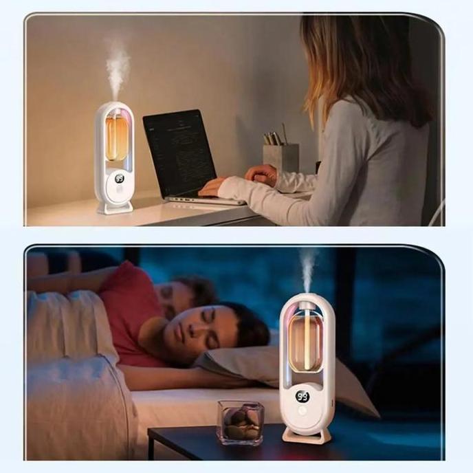 Ameldaharu99 - Mesin Aromaterapi Diffuser Pewangi Ruangan Semprot Otomatis Portable