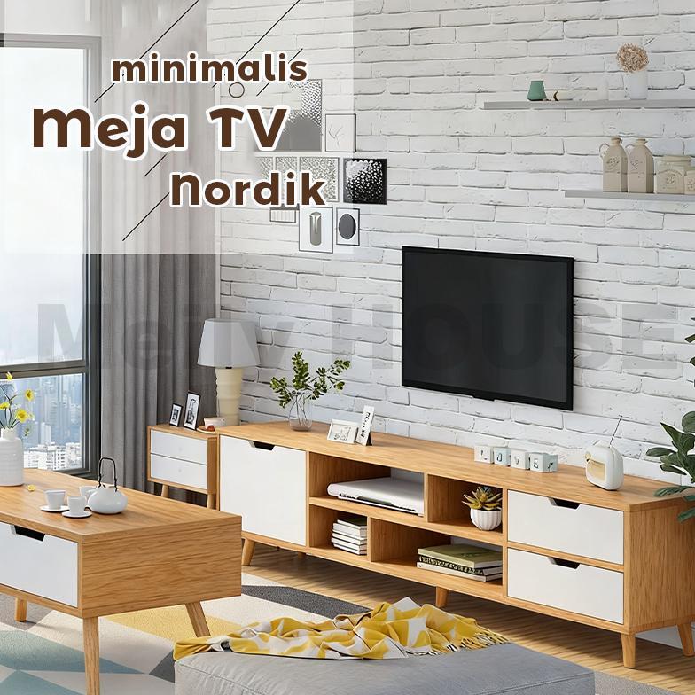 MURAH` RECOMMENDED TERMURAH 100% AMAN MEJA TV MINIMALIS RAK TV LEMARI TV MODERN BUFFET TV AESTHETIC 