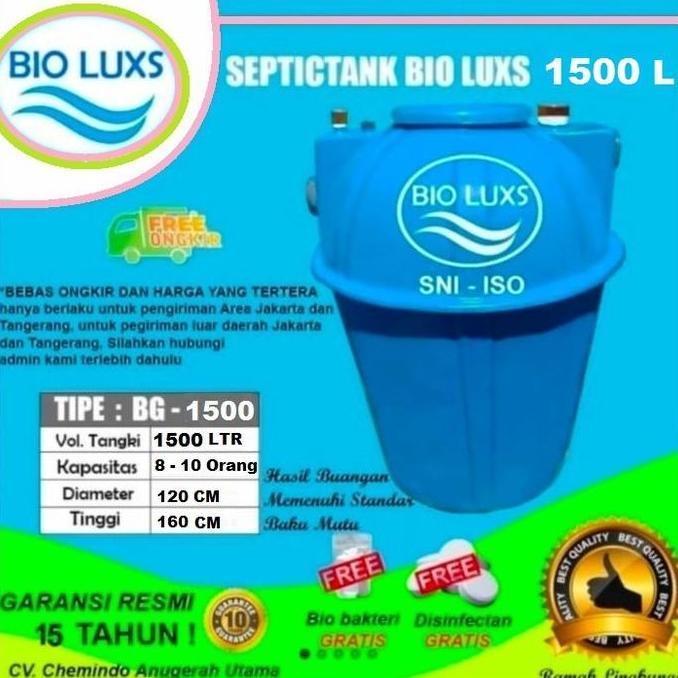 Septictank biotech, biofil, bioluxs BL 1500 liter
