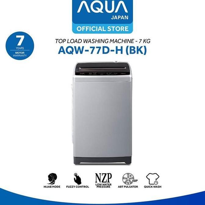 Amanahjamin- Mesin Cuci Aqua Aqw-77D-H 7 Kg Aqw 77D H / 77Dh
