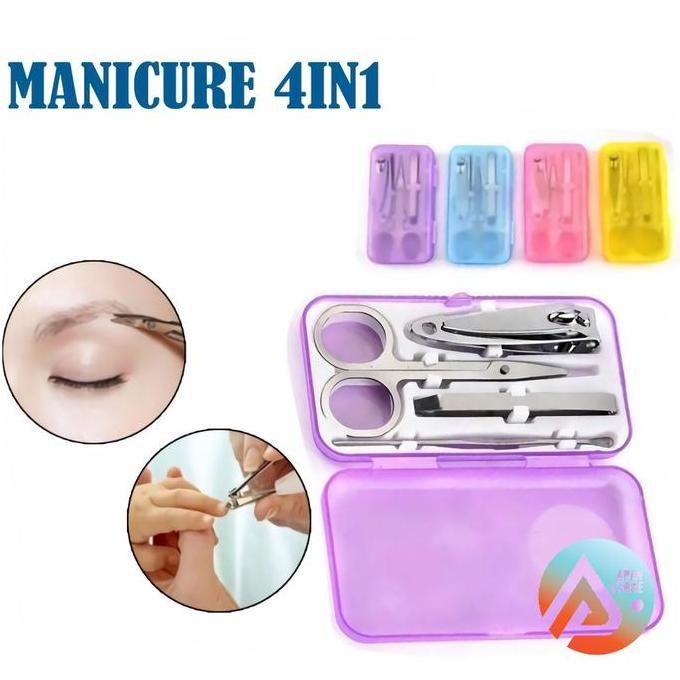 Menicure Pedicure Set 4IN1 / Manicure Pedicure Set 4 IN 1 ISI 4pcs