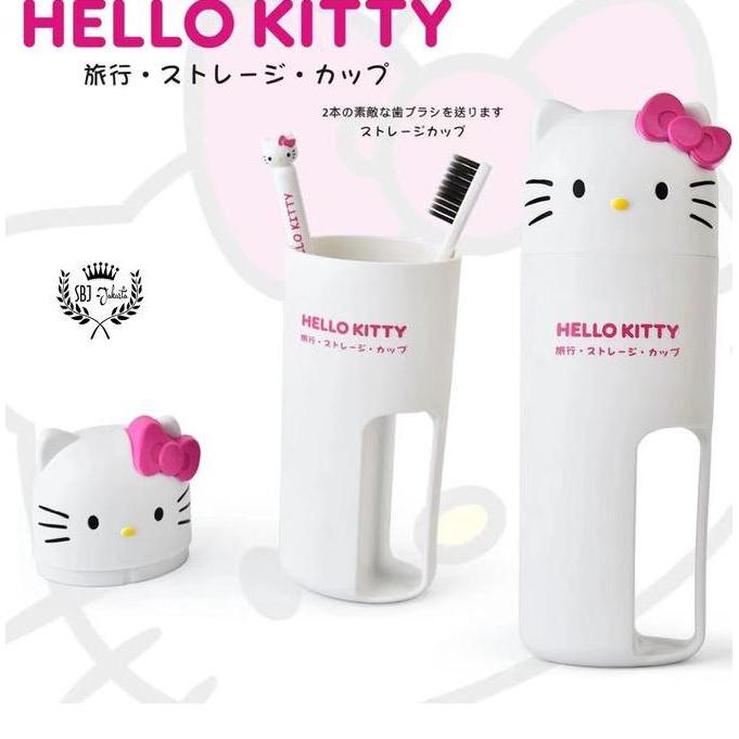 Set Sikat gigi anak Travel tempat sikat gigi Sanrio