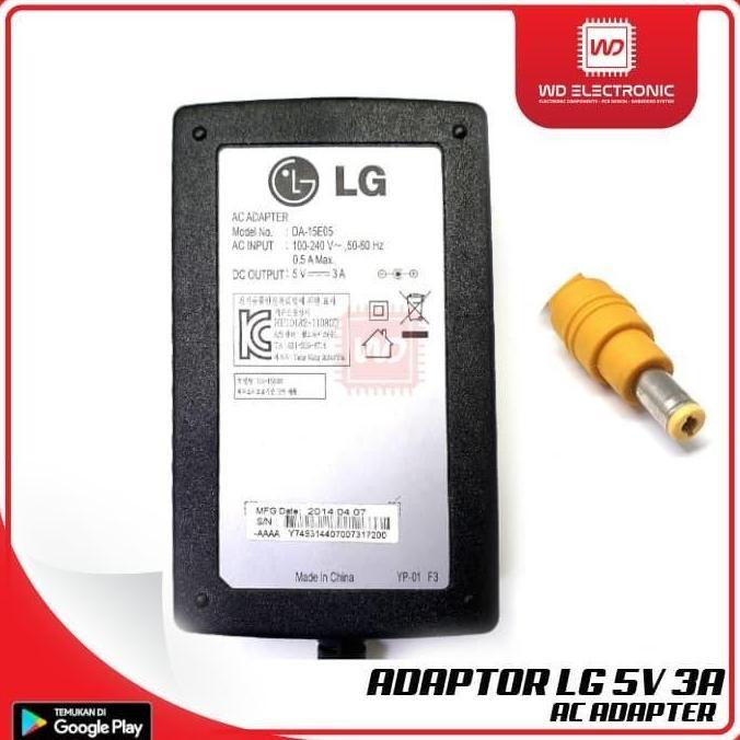 Best- ADAPTOR 5V 3A LG POWER SUPPLY 5V 3A LG DA-15E05