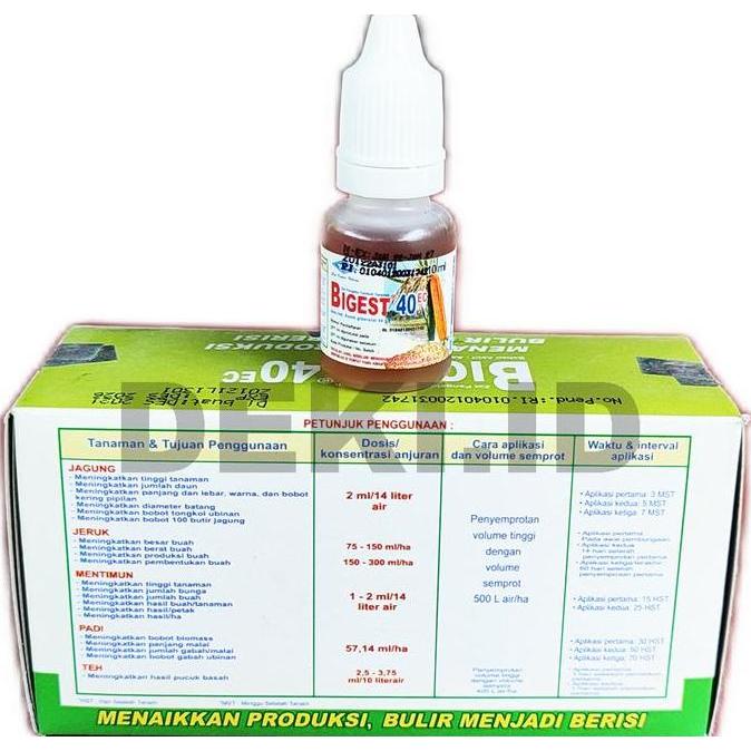 Best- GA3 Bigest 40 EC 10 ml Hormon Giberelin Acid ZPT Tanaman Buah Anggur