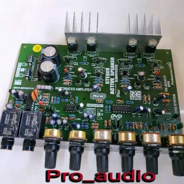 Best- Kit Power Amplifier Speaker Aktif Karaoke TIGER