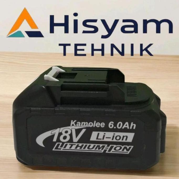 Baterai Impact Wrench Kamolee 18V 6.0Ah Batre Bor Kamolee Derinda Dll