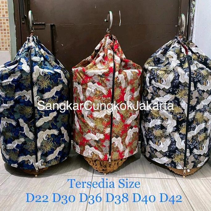 TERMURAH Kerodong Sangkar Cungkok Double Layer Motif Burung Import Cungkok READY STOCK