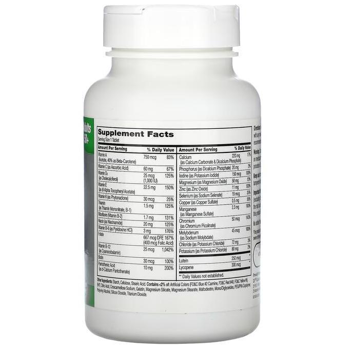 21St Century Sentry Senior 50 Plus Multivitamin Minerals 125 Tablets Original