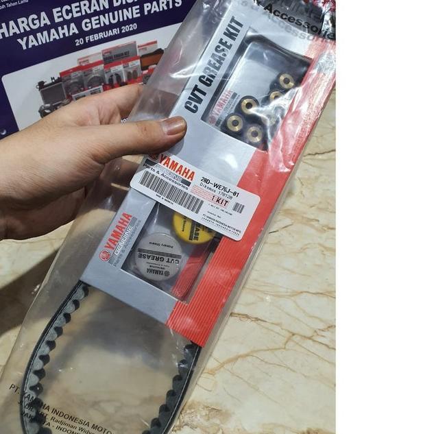 V BELT VAN BELT SET MIO SPORTY SMILE ASLI ORI YAMAHA 28D-WE76J-01