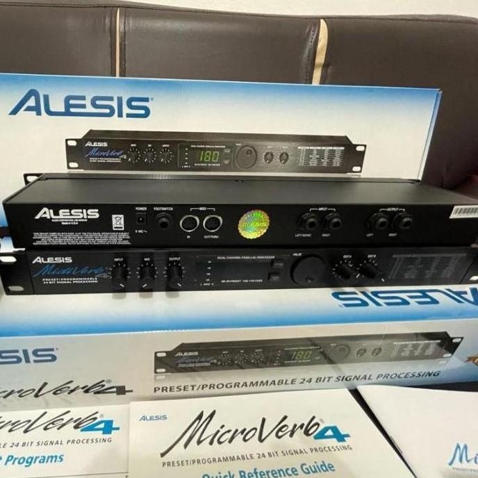 Musiq- Effect Vocal Alesis Microverb4 Original Alesis Made In Usa Amplifier Mixer Soundcard Speakers