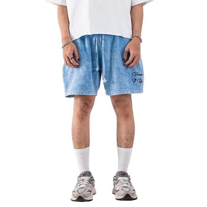 DENIMITUP - Washed chroma turkish b. sweat short - Celana pendek pria