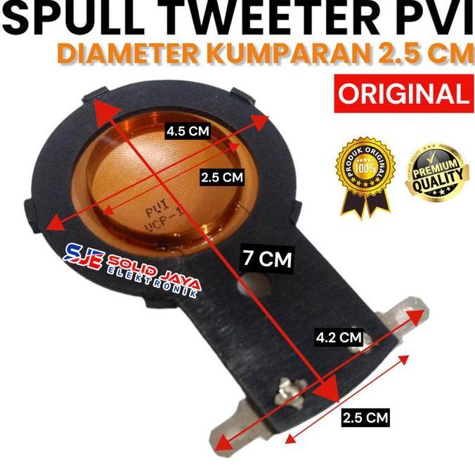 SPUL TWITER PVI 25MM 25 MM 2.5 CM DP1 D2 T25 D25 VCP1 VCP-1 DP-1 SEPUL SPULL FOR BMA BS TWITTER RECO