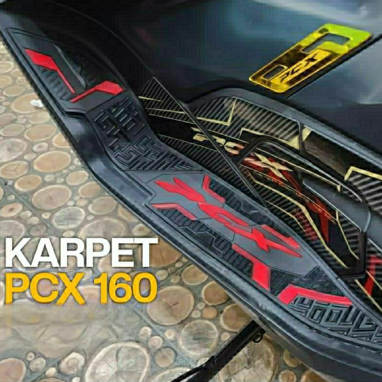 Karpet Motor Honda PCX 160 2021-2023 Alas Pijakan Kaki PCX 160 2021-2023 Rubber premium