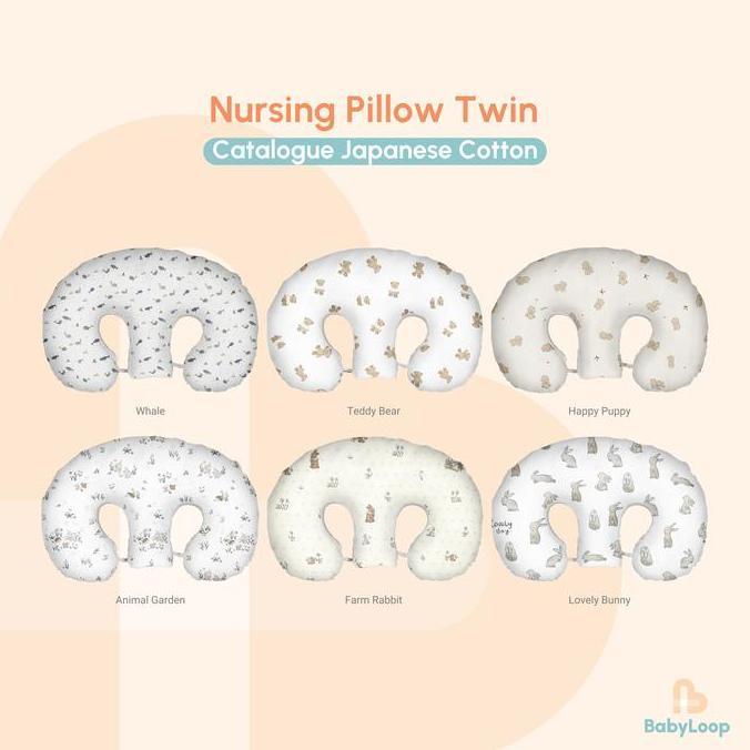 Bantal Menyusui - Nursing Pillow Twin - Baby Loop Promo Premium