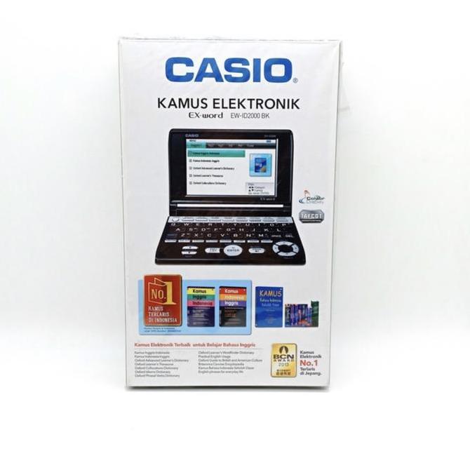 TERBARU Kamus Elektronik Ex-word Casio EW-ID2000 BK / Kamus Inggris Indonesia BISA GRAB