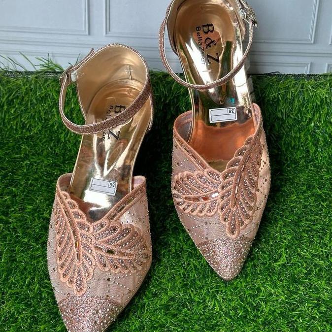 Jelitashoes- Sepatu Model Selop Sl-01 High Heels Ukuran 37-42 - Sendal, Wanita Karet Shoes Pesta