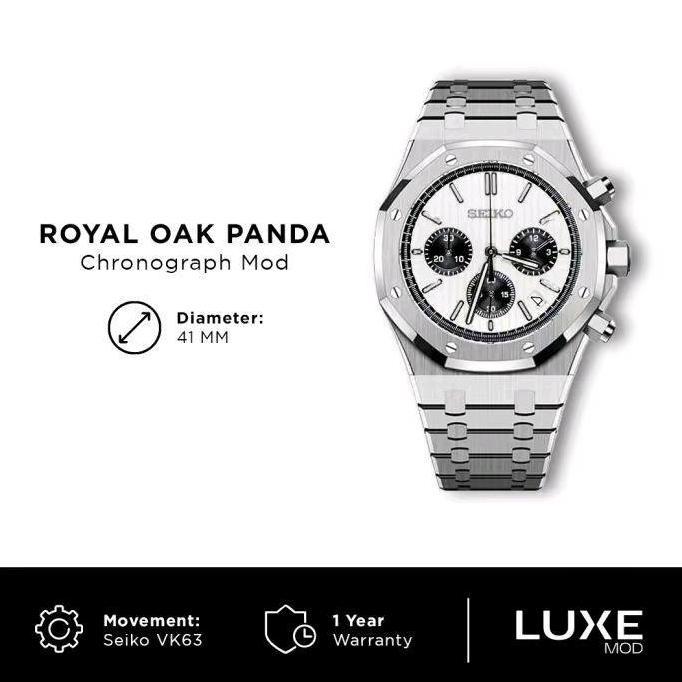 Seiko Oak Panda Chronograph VK63 Watch